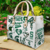 Michigan State Spartans Leather Handbag