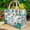Miami Dolphins 4 Leather Handbag