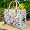 Marilyn Monroe 1 Leather Handbag