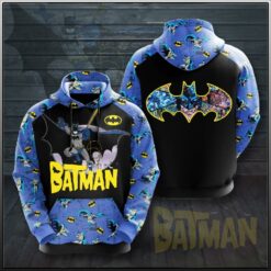 Bat Man Zip Hoodie 3D