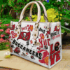 Tampa Bay Buccaneers Leather Handbag