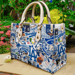 Los Angeles Dodgers Leather Handbag