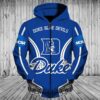 Duke Blue Devils 1 Zip Hoodie 3D