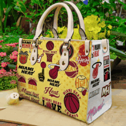 Miami Heat Leather Handbag