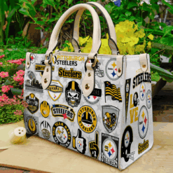 Pittsburgh Steelers 3 Leather Handbag