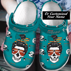 Miami Dolphins 2 Soft Clogs