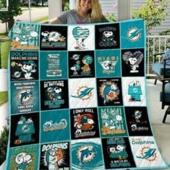 Miami Dolphins 5 Quilt