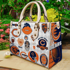Chicago Bears Leather Handbag