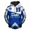 Duke Blue Devils Zip Hoodie 3D