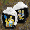 The Simpsons Simpson Zip Hoodie 3D