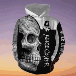Alice Cooper Zip Hoodie 3D