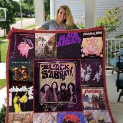 Black Sab Bath Band Quilt