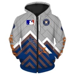 Houston Astros Zip Hoodie 3D