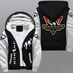 Ford Bronco Black Fleece Jacket