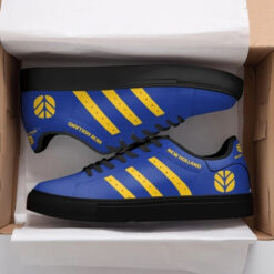 New Holland Blue Black Stan Smith Shoes