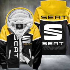Seat Car Yellow Fleece Jacket