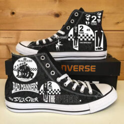 2 Tone High Top Shoes