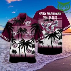 Manly Warringah Sea Eagles Hawaiian Shirt