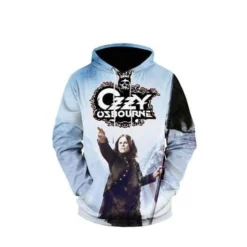 Ozzy Osbourne Zip Hoodie 3D