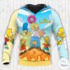 The Simpsons Zip Hoodie 3D