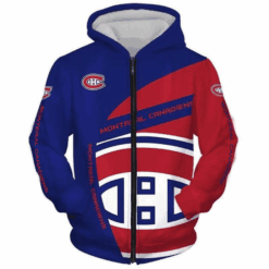 Montreal Canadiens 2 Zip Hoodie 3D