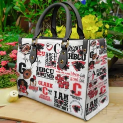 Clark Atlanta University Panthers Hand Leather Handbag