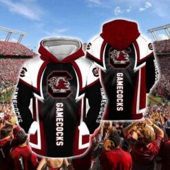 South Carolina Gamecocks Zip Hoodie 3D