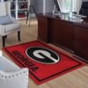 Georgia Bulldogs I 0 Area Rug