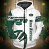 New York Jets 1 Zip Hoodie 3D