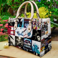 U 2 Band Leather Handbag