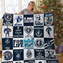 Carlton Football Quilt