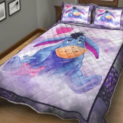 Eeyore Cute Love Quilt Bedding Set