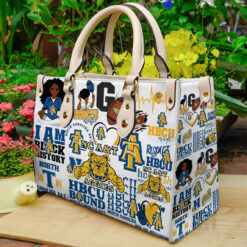 North Carolina A&t Aggies Lover Leather Handbag