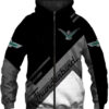 Ford Thunderbird Zip Hoodie 3D