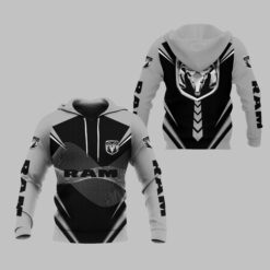 Dodge Ram 1 Zip Hoodie 3D