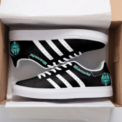 Bici Bianchi Black Stan Smith Shoes