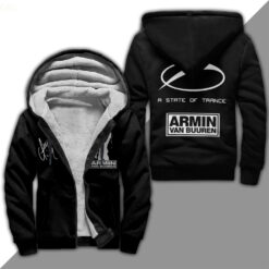 Armin Van Buuren Black Fleece Jacket