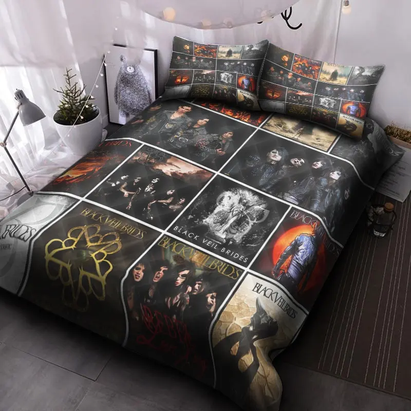Black Veil Brides Quilt Bedding Set