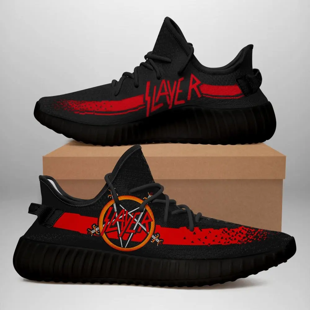 Slayer White Yeezy Shoes
