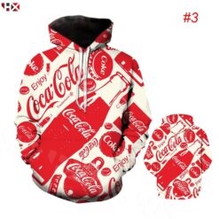 Coca-cola Zip Hoodie 3D