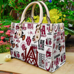 Alabama A&m Bulldogs 1 Leather Handbag