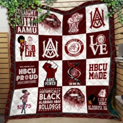 Alabama A&m Bulldogs 1 Quilt
