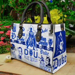 Duke Blue Devils Love I 10 Leather Handbag