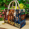 Chicago Fire Leather Handbag