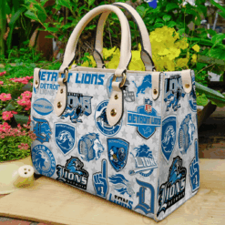 Detroit Lions Leather Handbag