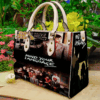 Mind Your Language Leather Handbag