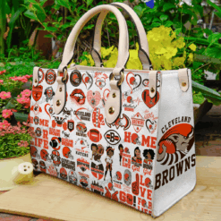 Cleveland Browns Leather Handbag