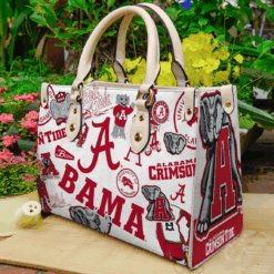 Alabama Crimson Tide 1A Leather Handbag