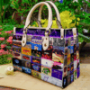Deep Purple Leather Handbag