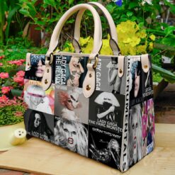 Lady Gaga Leather Handbag